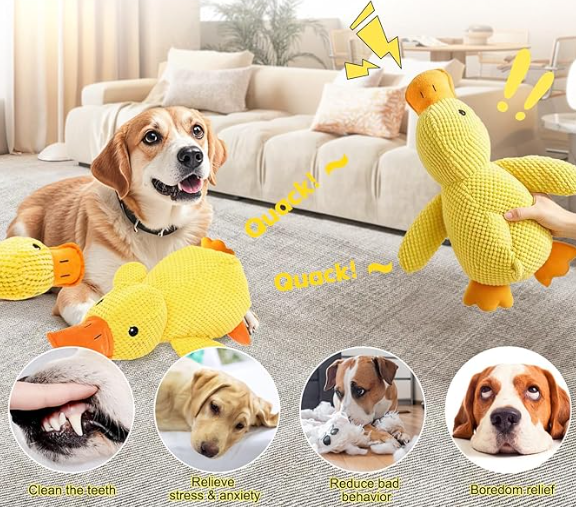 Papera Peluche per Cani QUACKBUDDY™